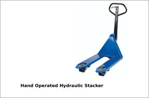 Hand Operated Hydraulic Stacker 