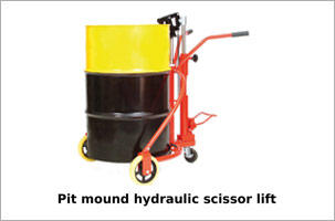  Hand operated hydraulic scissor platform